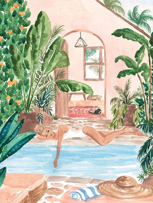 Poolside Escape