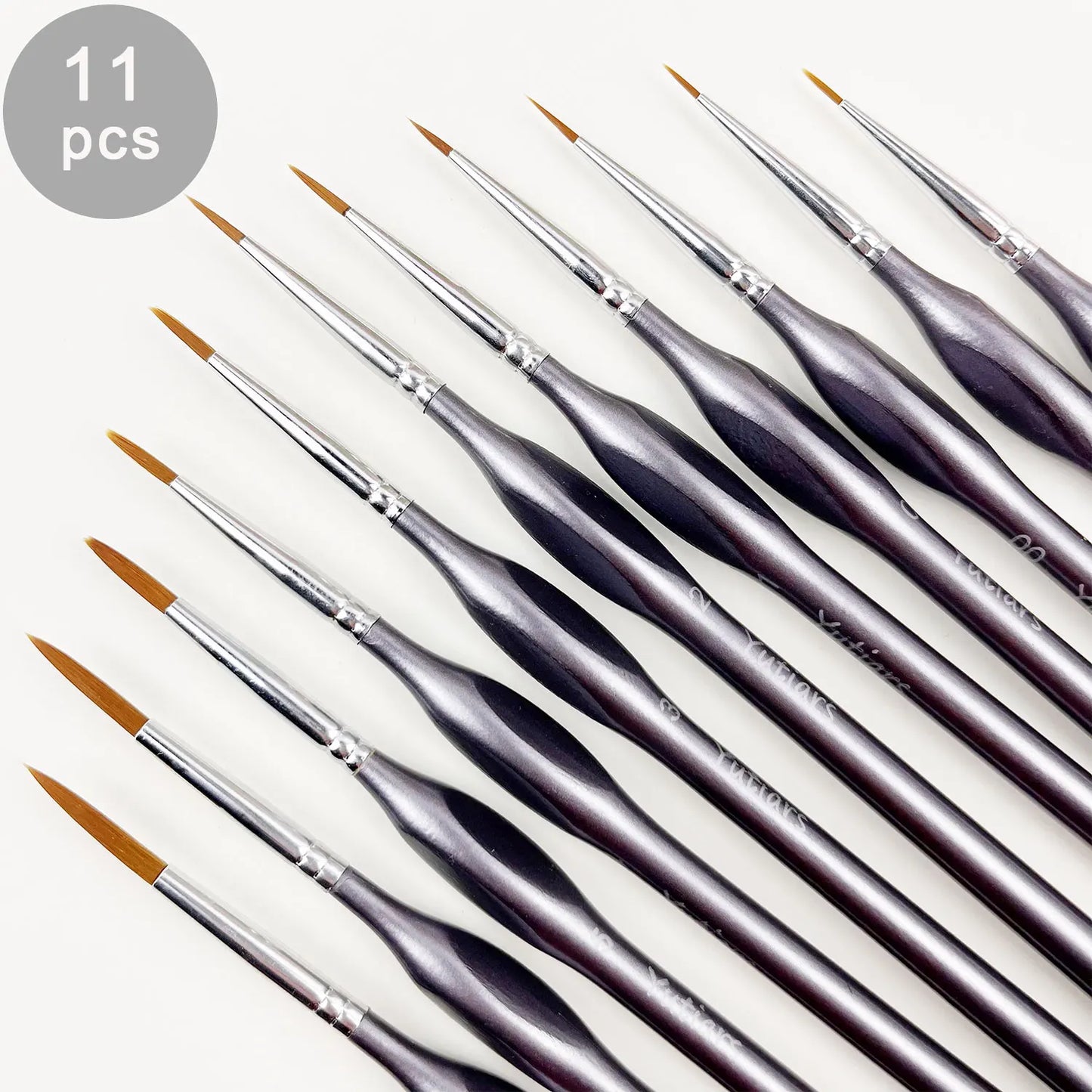 11pcs Premium Paint Brushes
